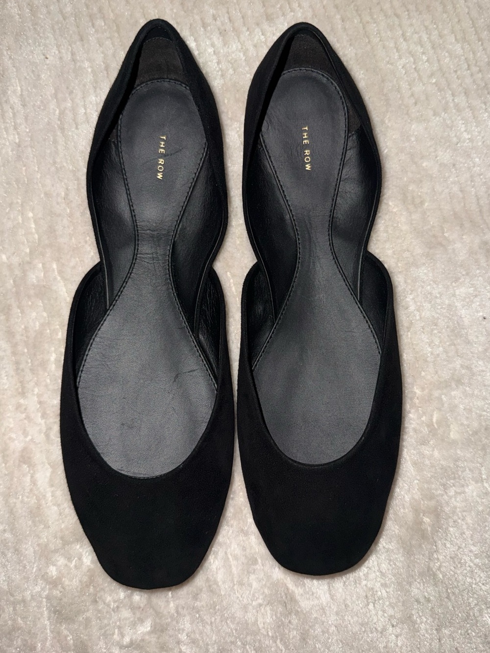 The Row Gemma d’Orsay Ballet Flats, 40, Black